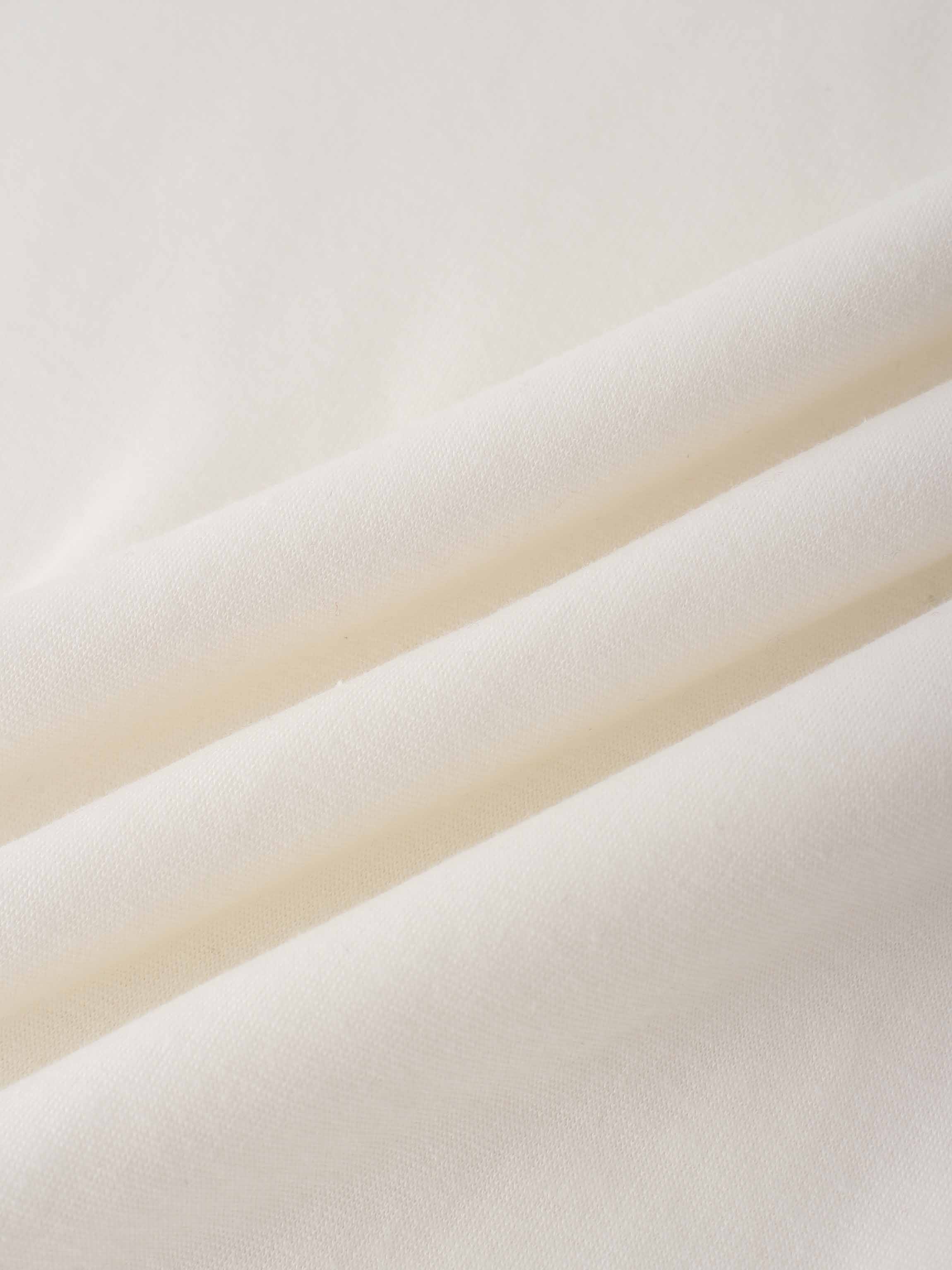 Plain Sweatshirt-Cream