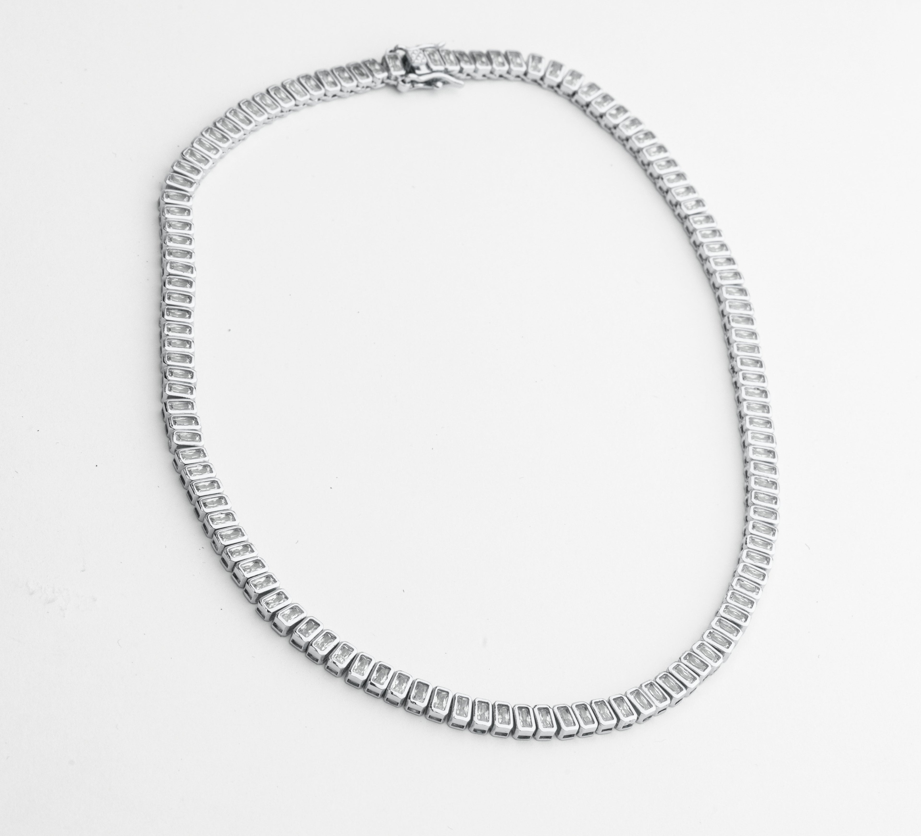 Laura Rhodium Necklace