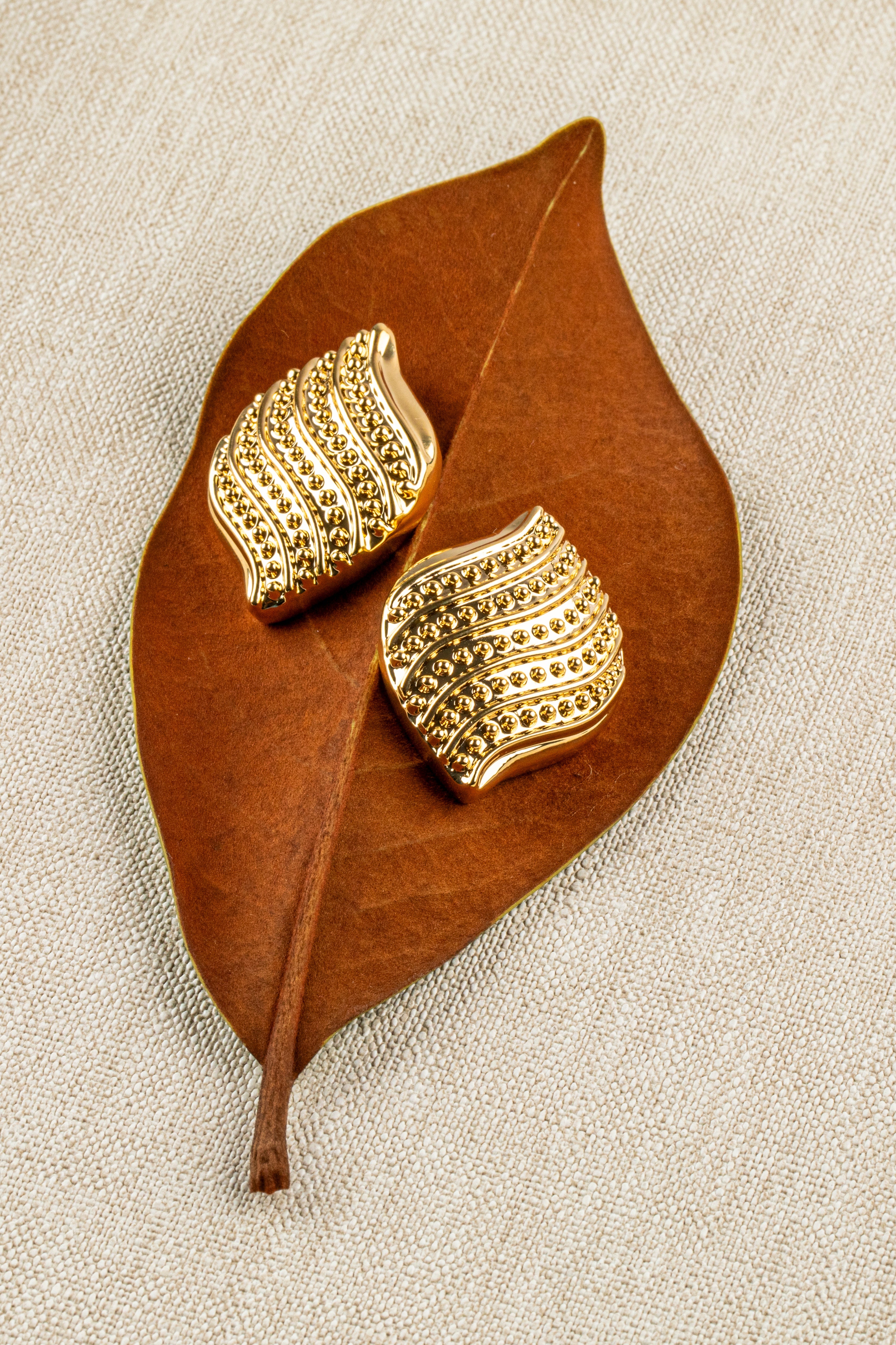Monica Gold Earrings