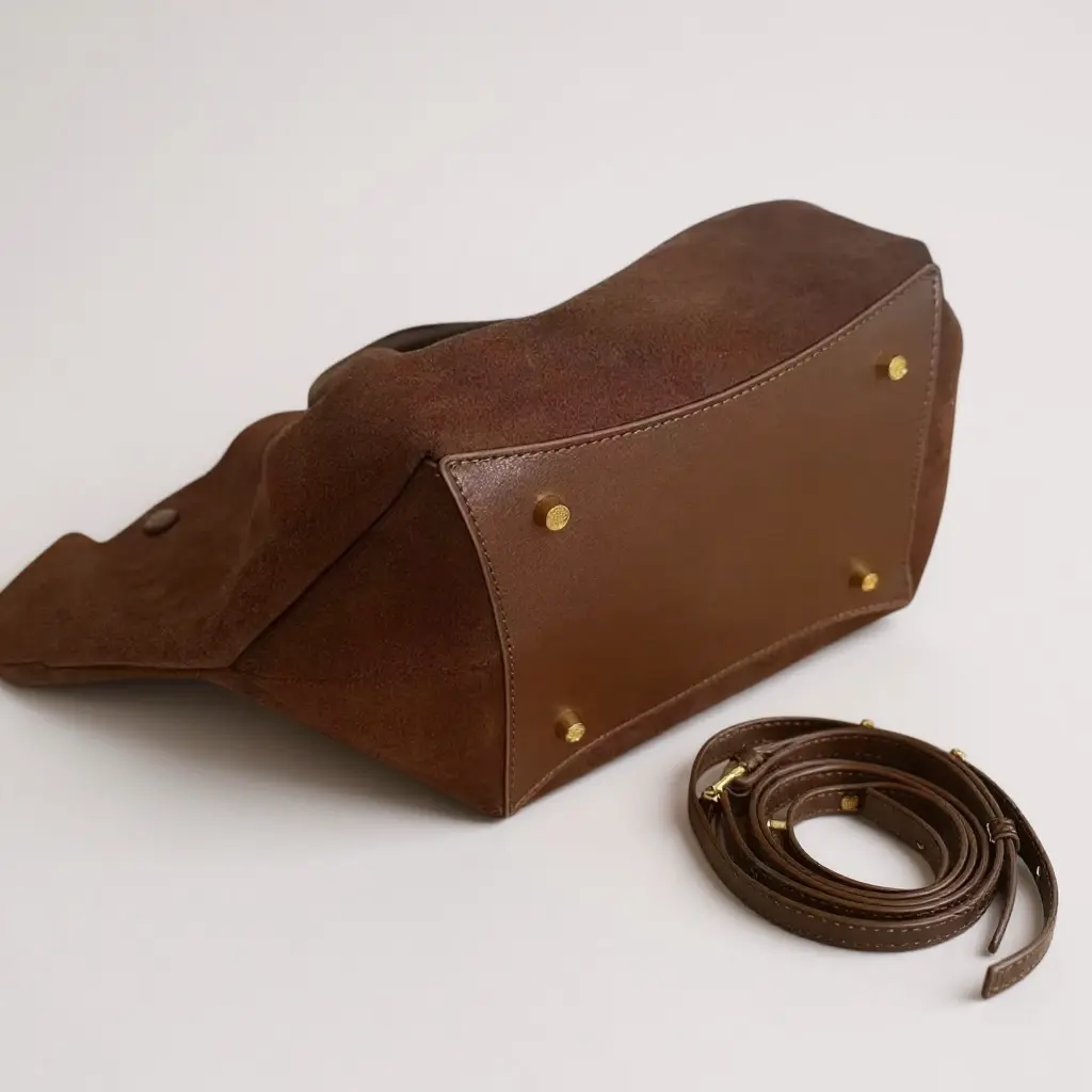 The Mary Suede Tote Bag