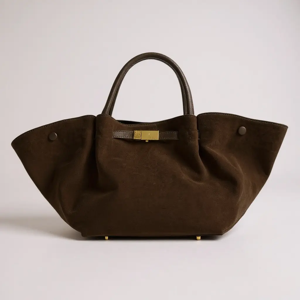 The Mary Suede Tote Bag