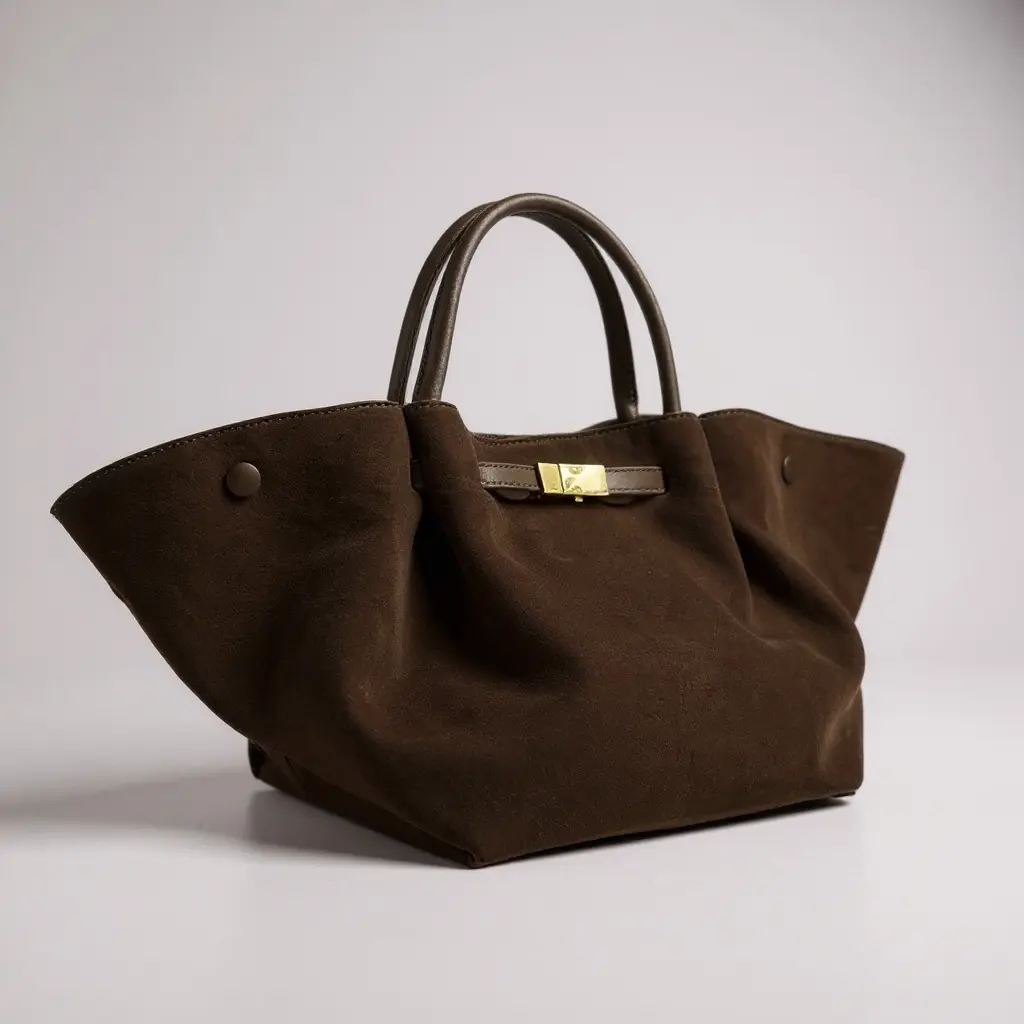 The Mary Suede Tote Bag